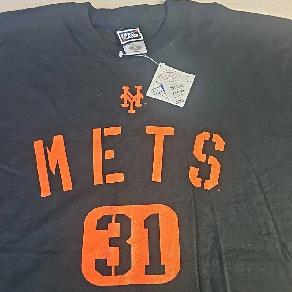 MLB New York Mets Mens XXL Mike Piazza PRO PLAYER 1999 Graphic T-Shirt New W Tag